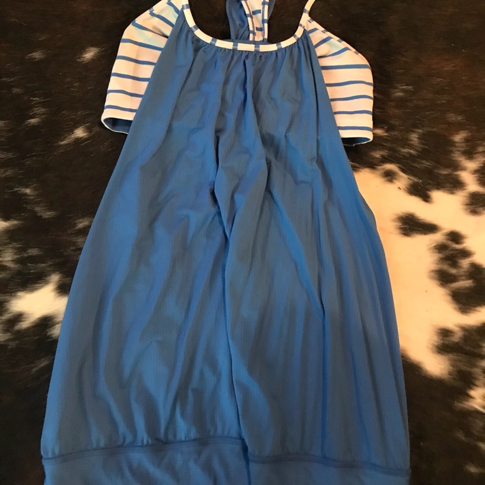 Lulu tank with built in bra